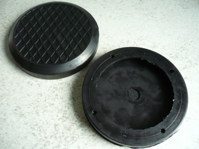 lift pad, rubber pad, rubber plate for Rotary Lifts (123mmx20mm)