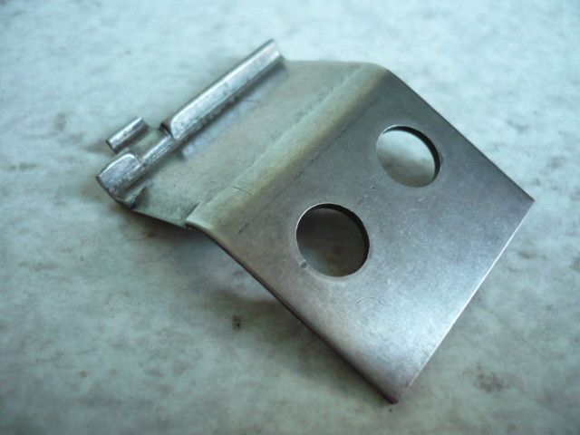 Deformation plate, leaf spring, connection plate for lifting nut Zippo lift 2-4 tons (right plate)