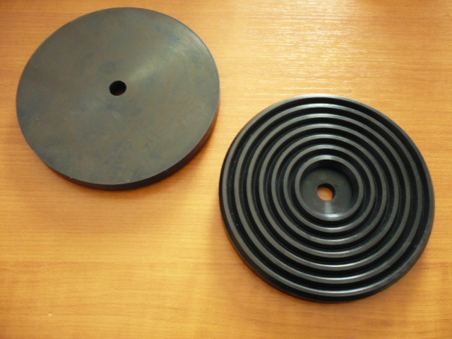 lift pad, rubber pad, rubber plate for Bradbury Lift (142mm x 15mm)