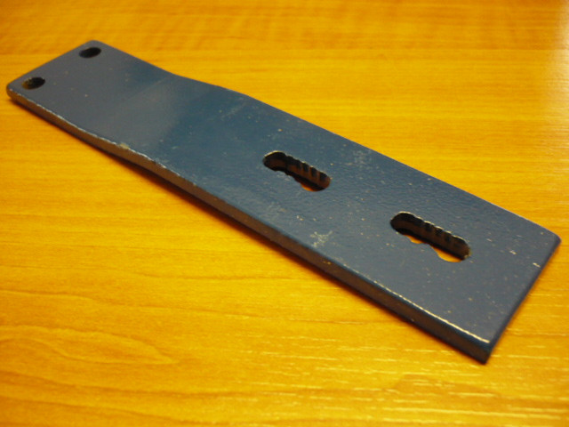 Retaining plate, rail, metal rail, metal bracket for Nussbaum lift Type 435 H