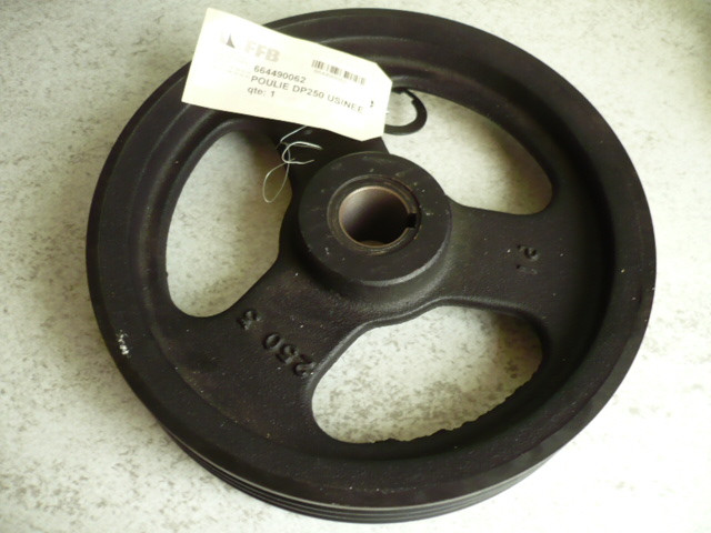 v-belt pulley, toothed pulley, belt disc (254mm diameter) for Romeico H224 / FOG 449 lifting platform