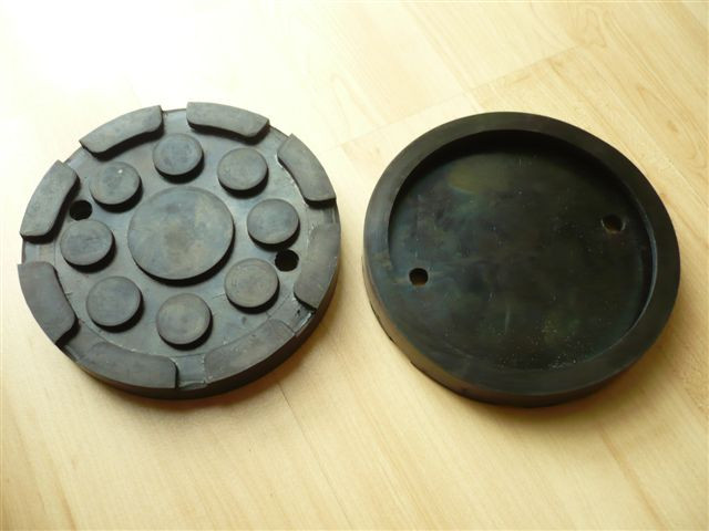 lift pad, rubber pad, rubber plate for Maha and Slift lift type EL-2,5 GF (120mm x 17mm)