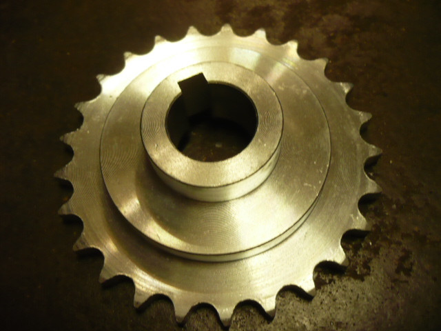 chain sprocket wheel, drive wheel for FOG 444 / FOG4440089 / 664440089 (with feather key)