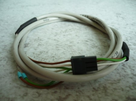 Original 1 meter cable for potentiometer MWH Consul lift (Connection cable + plug and 3x cable lug connections)