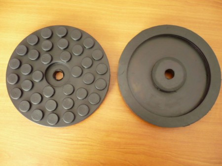 lift pad, rubber pad, rubber plate for Ravaglioli lift (144mm x 20mm 1 center hole)