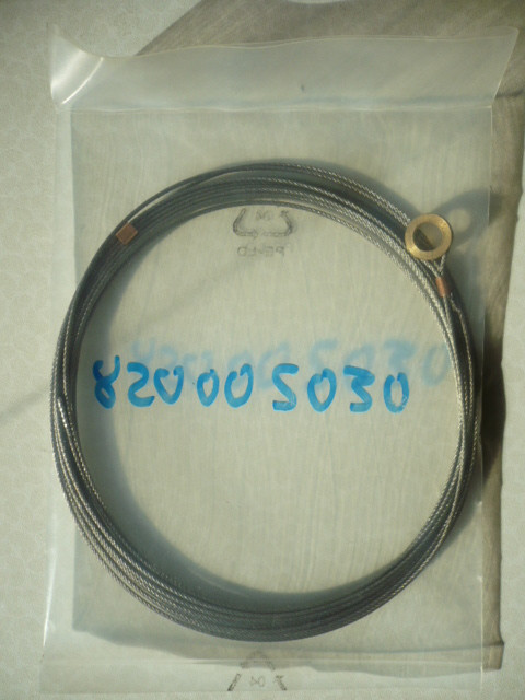 safety cable, control cable, shift cable for Romeico H225 H-models new version from serial no. 3651 (installed only on the drive side)