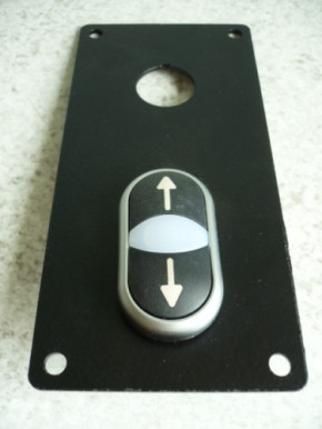 Double control panel button for zippo lift type 1730 1731 1735 (Control button sheet + double pushbutton)