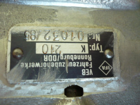 Oil seal for steering gear K 210 VTA Takraf forklift DFG 1002