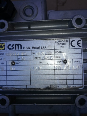 Motor ATMA 90 L 4 CSM electric motor drive spindle drive control page Zippo 2140
