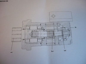 spare part kit Rotary motor ZSB Hydraulik Yanmar SV17 15 SK16 B18 B15 mini excavators