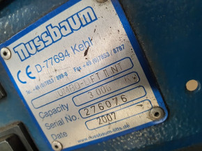 contactor, air contactor, relay for Nussbaum Lift Type Jumbo Lift 3000 NT & 432 H & Jumbolift 2