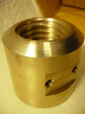 Lifting nut, load nut for AFV Sopron lift type CE 300 (trapezoidal thread 45x6, 68mm diameter and 64mm length)