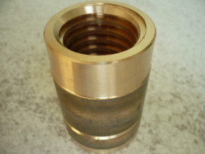 lifting nut load nut for Ravaglioli lift KPS versions, 75 mm long with left-hand thread, trapezoidal thread 40x6