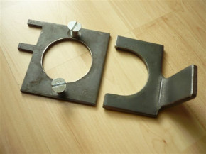 sheet metal, plate with angle for lift nut MWH Consul lift Type 2.5 2.7 2.8 3.2 etc.