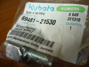 nipple cylinder Kubota KX41 mini excavators 6948121530 6837121533