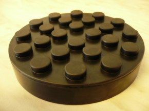 lift pad, rubber pad for Beissbarth Romeico lift R 224 until R 236 (120mm x 25mm without pins)