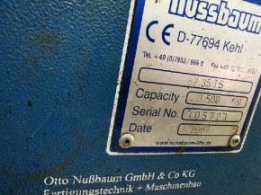 Motor electric motor sub-oil motor 3KW with foot Nussbaum Sprinter 3000 Express Mobil / Unilift 3500 NT Plus / 2.35 TS / 992658